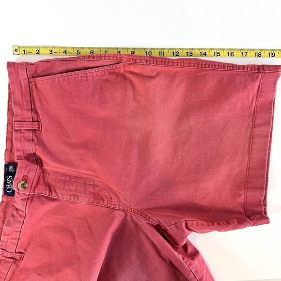 Chaps Ralph Lauren Shorts Men's  40 Red Stretch Chino‎ Cotton Flat Front - Picture 7 of 8